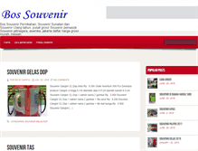 Tablet Screenshot of bosouvenir.com